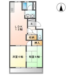 本竜野駅 徒歩15分 2階の物件間取画像